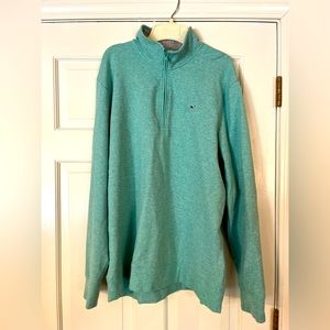 Vineyard Vine Men’s pullover xl -lite mint blue/green color